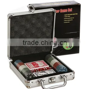 Hot Selling Aluminum 100 Poker Chip Game Set thumbnail-1
