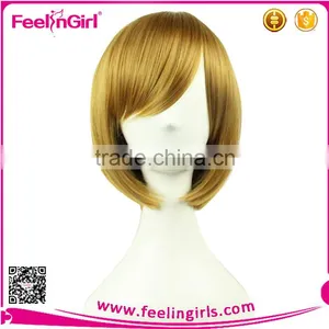 Factory Cheap Fashion Blonde Wig for Girl thumbnail-1