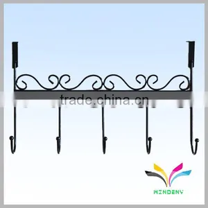Sturdy Black Powder Coated Metal Vertical Clothes Hanger Rack thumbnail-2