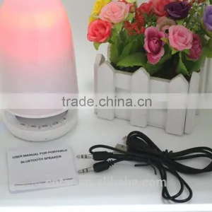 2016Innovative Fantasy Colorful LED Lamp MIC Wireless Bluetooth 4.0 Speaker Speakerphone Built -in Lithium Battery thumbnail-5