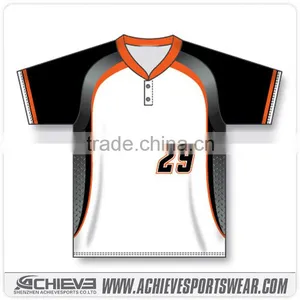 Wholesale Custom Cheap Baseball Jersey High Quality Short Sleeves Baseball Jersey From China Supplier thumbnail-4
