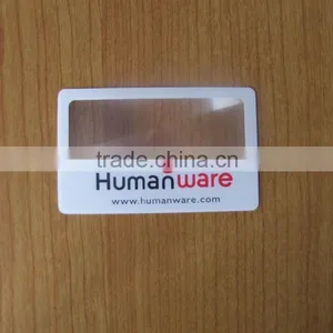 3X High Quality Advertising Gifts Plastic Business Magnifier Card Quality Choice thumbnail-5