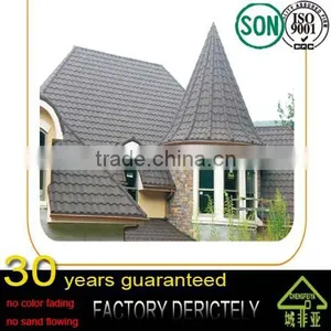 Factory High Quality Stone Chip Coated Colour Steel Roof/roofing Tile With Cheaper Price thumbnail-2