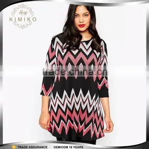 New Arrival Fat Lady Long Casual Dress Latest Fashion Design thumbnail-1