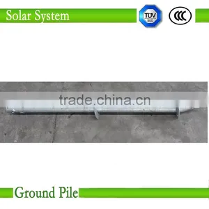 Ground Solar Mounting System Helical Ground Screw Piles for Foundation of Solar Photovoltaic Brancket Spiral Post thumbnail-1