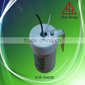 HAOHONG Ceramic E26 Bulb Holder With Cover thumbnail-1