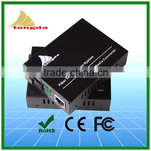10/100M CCTV System Optical Media Converter Single Mode Single Fiber SC to RJ45 thumbnail-1
