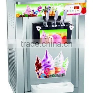 Table Top Stainless Ice Cream Machine 3 Flavors 22~25 L/H thumbnail-2