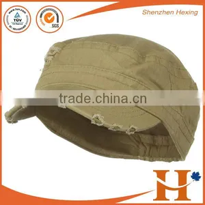 Applique Pattern Cadet Hat Washed Round Cap From China Cap Supplier Accpet Small Quantity Caps thumbnail-6