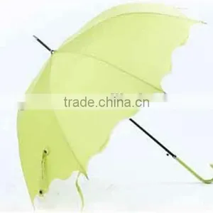 Electroplated Frame New Design Leaf Sharp Umbrella thumbnail-1