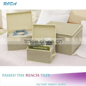 WBN-1: MuJia Wholesale Cotton and Linen Storage Box, Toys, Underwear, Clothes Storage,travelling Box,containers Cosmetics thumbnail-1