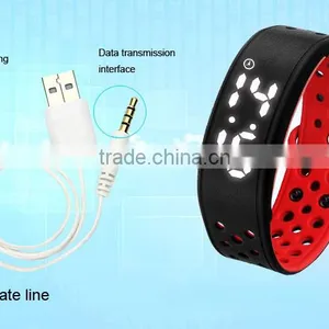 Support Mobile APP Smart Waterproof Health Pedometer Bracelet thumbnail-6