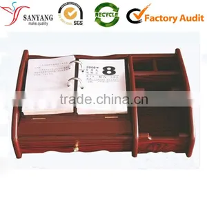 China Made Business Wood Desk Calendar Good Quality Painting Calendar thumbnail-3