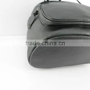 Wholesale Trendy Ladies Small Size Soft Leather Drawstring Backpack thumbnail-3