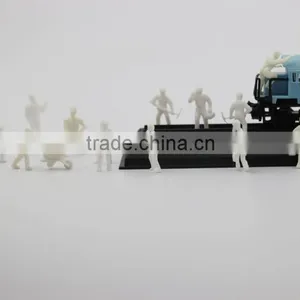 Artificial Model Human Figure,HO Scale White Model Figure, Model Figure in Resin Plastic , Building Model Color Figure for 1/87 thumbnail-1