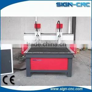 Water- Cooling Two Heads Wood Cnc Router thumbnail-1