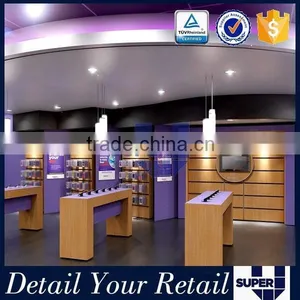 Manufactories From China High Quality Tailor Made Wooden Mobile Phone Shop thumbnail-3