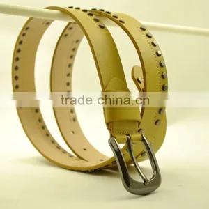 2015 Men's Studed Leather Belt thumbnail-2