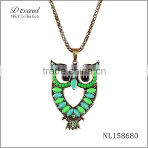 Factory Wholesale Owl Pendant Necklace,cute Owl Pendant Necklace NL158680-1 thumbnail-1