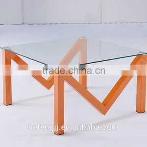 Modern High Quality M-design Glass Top Coffee Table Cheap thumbnail-1