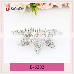 Hot-Selling High Quality Low Price Wholesale Hair Claws,metal Butterfly Hair Claw,rhinestone Metal Hair Claw thumbnail-1