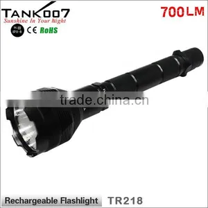 Tank007 TR218 Police LED Flashlight Power Light Led Torch Military Torch Lamp thumbnail-1