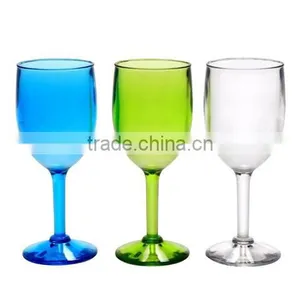 Colorful Plastic Water Glass Goblets thumbnail-2