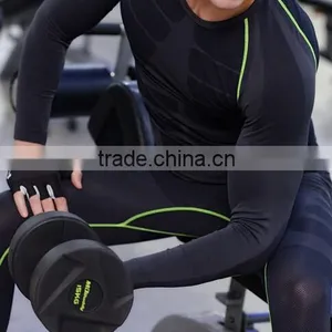 Men's Long Sleeve Sports Training Slim Breathable Quick-dry T-shirt thumbnail-6