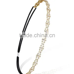 Women Fashion Rhinestone Crystal Head Chain Jewelry Headband Headpiece Hair Band thumbnail-4
