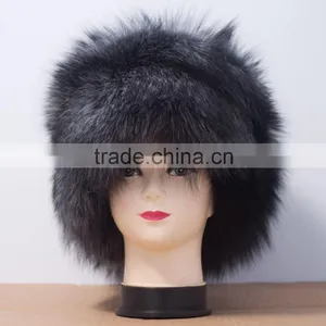 Russian Style Fox Fur Hat for Women With Tail thumbnail-1
