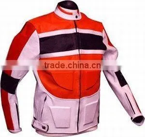 DL-1210 Leather Motorbike Jacket , Motorcycle Racer Jacket thumbnail-1