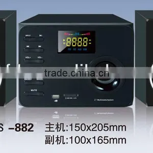 Supper Bass Series 2.1 Speaker FDS-882 With USB,SD,Karaoka thumbnail-1