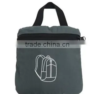 Excellent Quality Polyester Camouflage Foldable Backpack ,Travelling Folded Bag thumbnail-2