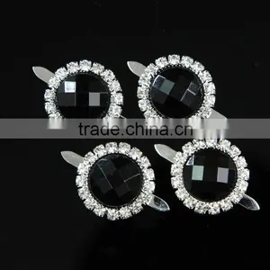 Top Seller Cheap Black Round Embelishments for Decoration 2308B02 thumbnail-1