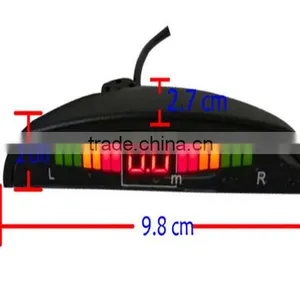 4 Sensors System 12V Car LED Display Parking Reverse Backup Radar Kit + Retail Box thumbnail-2