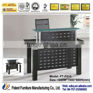 Black Reception Desks From ChinaPT-P015 thumbnail-1
