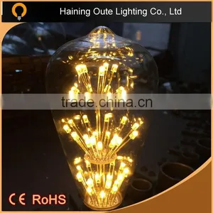 Low Lumen Output 1.8w 360 Degree Led Filament Bulb Light China,LED Decorative Starts E27 Quality Choice thumbnail-1