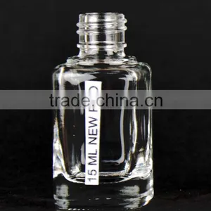 15 ML SQUARE SHAPE NAIL POLISH GLASS BOTTLE thumbnail-3