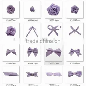 High Level Well Design Pretty Bowknot Shape Set Colorful Beads Satin Bowknot Custom thumbnail-3