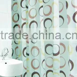 100% Polyester Shower Curtains,fabric Shower Curtains, thumbnail-1