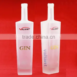 Custom Design Mongolian Vodka Bottle High Quality Spirit Bottle Wholesale Glass Bottles thumbnail-6
