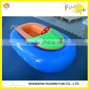 2015 Summer Best-selling Kids Aqua Inflatable Electric Water Bumper Boat for Sale thumbnail-4