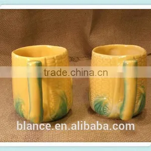 Funny Ceramic Corn Shaped Coffee Mug in 3d Design Cup thumbnail-2