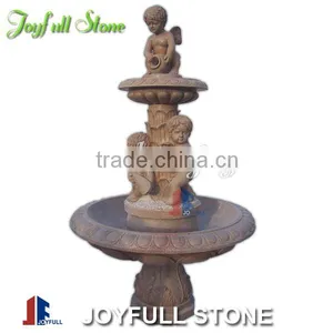 Stone Pedestal Fountain, 4 Tiers Granite Fountain thumbnail-2