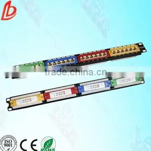 Utp Network 24 Ports 48 Ports 96 Ports Cat5 Patch Panel thumbnail-1