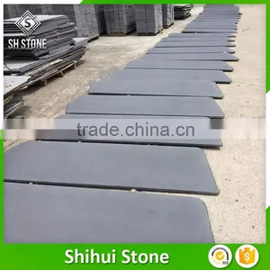 Big Quantity Honed Basalt Stones Tiles for Sale thumbnail-3