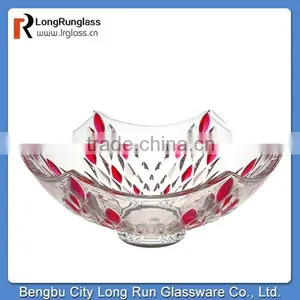 LongRun 2015 Hot Selling Beautiful Colorful Fancy Fruit Glass Container Holder Wholesale thumbnail-1