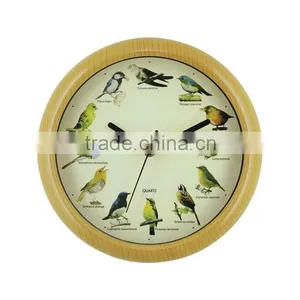 Classic 10 Inch Bird Sound Wall Clock thumbnail-2