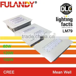 2015 Hot New Recessed Installation LED Canopy Light 80W Led Outdoor Lighting DLC UL Listed Passway Lighting thumbnail-4