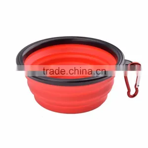 Collapsible Dog Bowl Travel Silicone Dog Pet Feeder thumbnail-2